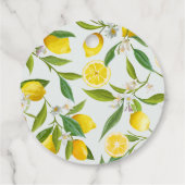 Étiquette de faveur ronde Lemon Main Squeeze (Dos)