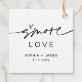 Étiquette de faveur S'more EVERLEIGH (Dos)