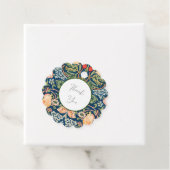 Étiquette de faveur voleur de fraises de W Morris (En situation)