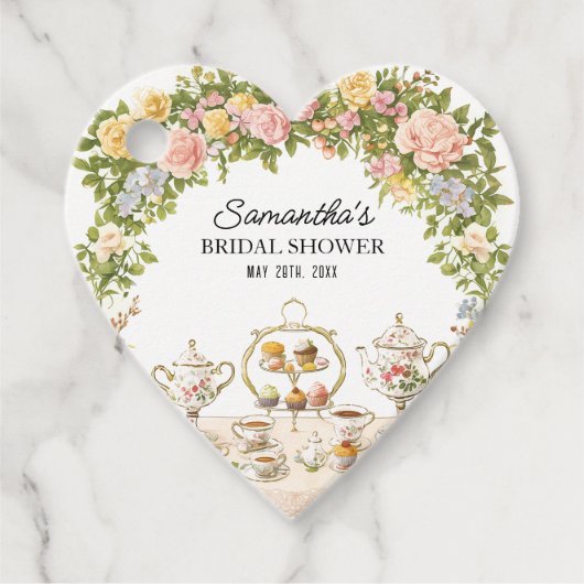 Étiquette de Faveurs de Mariage ou de Baby Shower (Devant)