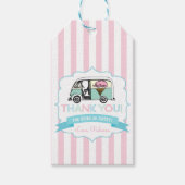 Étiquette de favori d'anniversaire de camion de gl (Devant)