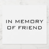 Étiquette de fête de la bouteille de bière (Étiquettes simples)