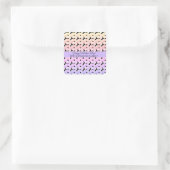 Étiquette de fête de la Saint-Valentin Cœurs motif (Sac)
