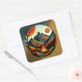 Étiquette de feu de camp (Enveloppe)