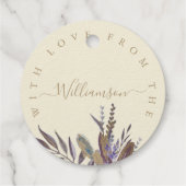 Étiquette de feuillage de minuit (Dos)