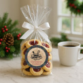 Étiquette de Feuille de Biscuits de Noël Faits Mai