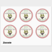 Étiquette de feuille de canning de confiture de su (Feuille)