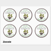 Étiquette de feuille de conservation de confiture (Feuille)