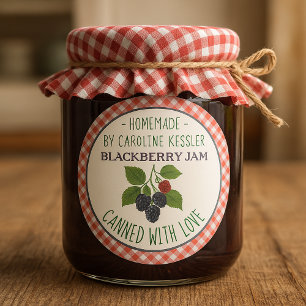 Étiquette de feuille de conservation de confiture