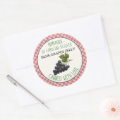 Étiquette de feuille de conservation de gelée de r (Enveloppe)