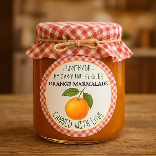 Étiquette de feuille de conservation de marmelade