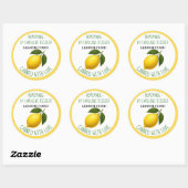 Étiquette de feuille de mise en conserve de lemon (Feuille)