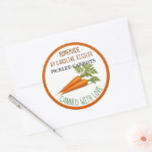 Étiquette de feuille pour conserves de carottes ma (Enveloppe)