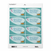 Étiquette de Fishy Fifties (Feuille entière)