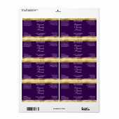 Étiquette de flacon compte-gouttes pour cosmétique (Feuille entière)