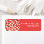 Étiquette de fleurs modernes minimes personnalisée (En situation)