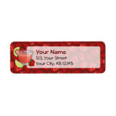 Étiquette de fraise Daiquiri (Devant)