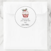 Étiquette de gâteau de Noël fait maison rien que p (Sac)