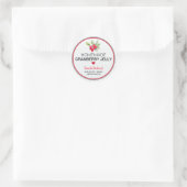 Étiquette de Gelée de Cranberry Faite Maison | Mis (Sac)