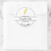 Étiquette de gelée de Forsythia maison simple (Sac)