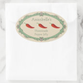 Étiquette de gelée de poivre maison (Sac)