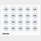 Étiquette de gelée Gingham personnalisable (Feuille)