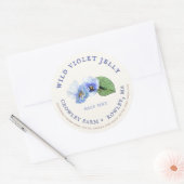 Étiquette de gelée violette sauvage à croissance d (Enveloppe)