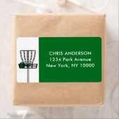 Étiquette de golf sur disque (En situation)