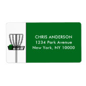 Étiquette de golf sur disque (Devant)