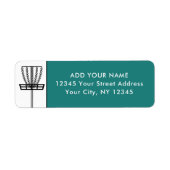 Étiquette de golf sur disque (Devant)