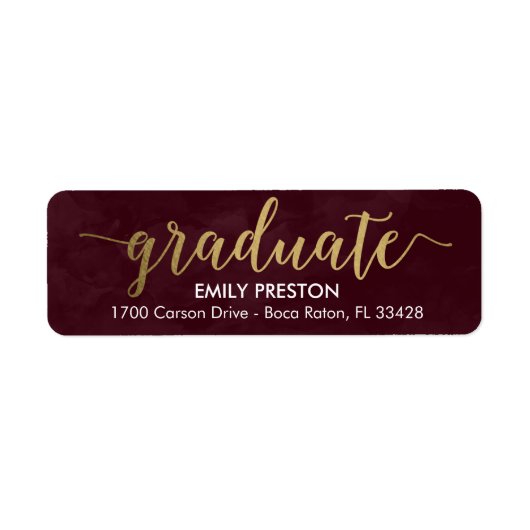 Étiquette de graduation de couleur modifiable bril (Devant)