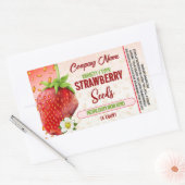 Étiquette de graines de fraise (Enveloppe)