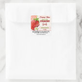 Étiquette de graines de fraises pour agriculteurs (Sac)