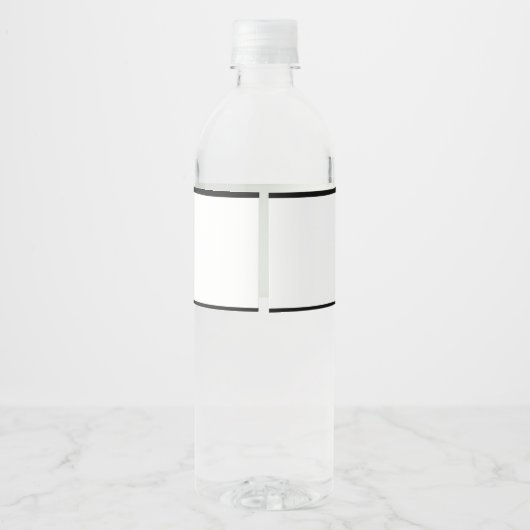 Étiquette de grande taille pour bouteille d'eau de (Dos)