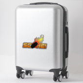 Étiquette de hockey (Sur valise)