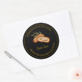 Étiquette de jam. | Noir (Enveloppe)