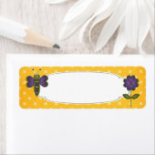 Étiquette de jardin papillon (En situation)