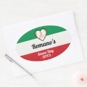 Étiquette de jour de sauce de famille italienne pe (Enveloppe)