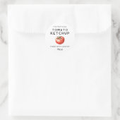 Étiquette de ketchup de tomate fait maison (Sac)