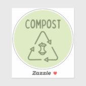 Étiquette de la baie Compost (Feuille)