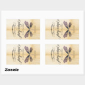 Étiquette de la bière à vin d'Halloween (Feuille)