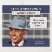 Étiquette de la bière de Jack (Étiquettes simples)