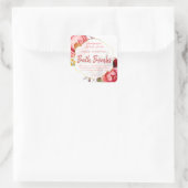 Étiquette de la bombe florale personnalisée (Sac)