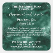 Étiquette de la bouteille à rouleaux à parfums Ver (Devant)