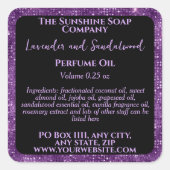 Étiquette de la bouteille à rouleaux de Parties sc (Devant)