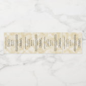 Étiquette de la bouteille à rouleaux de style Parc (Étiquettes simples)