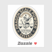 Étiquette de la bouteille d'apothèque d'Halloween (Feuille)