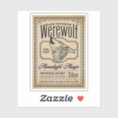 Étiquette de la bouteille d'apothèque d'Halloween (Feuille)