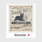 Étiquette de la bouteille d'apothèque d'Halloween  (Feuille)