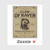 Étiquette de la bouteille d'apothèque d'Halloween  (Feuille)